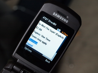 Illustration for article titled Samsung SLM A747, First With Napster Service, Reviewed